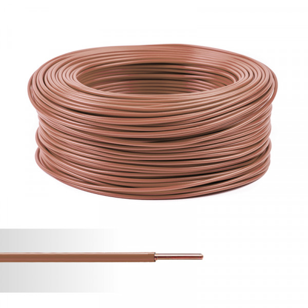 Câble rigide H07V-U 2,5 mm² — couronne de 100 m