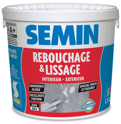 Enduit de rebouchage et de lissage