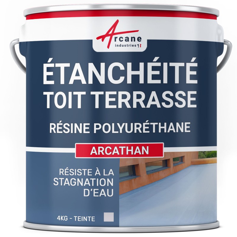 Enduit d'étanchéité pour toiture-terrasse
