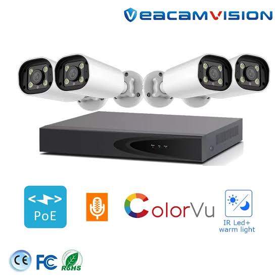 Caméra IP extérieure 4 MP vision nocturne