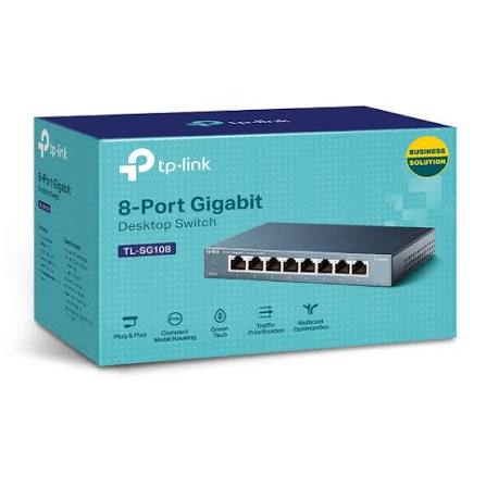 Switch 8 ports Gigabit boîtier métal
